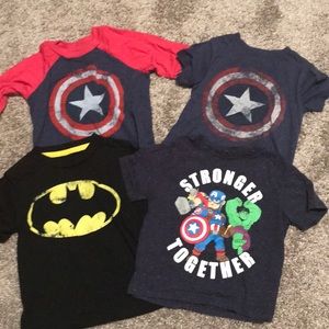 2T lot of Superhero T-shirts